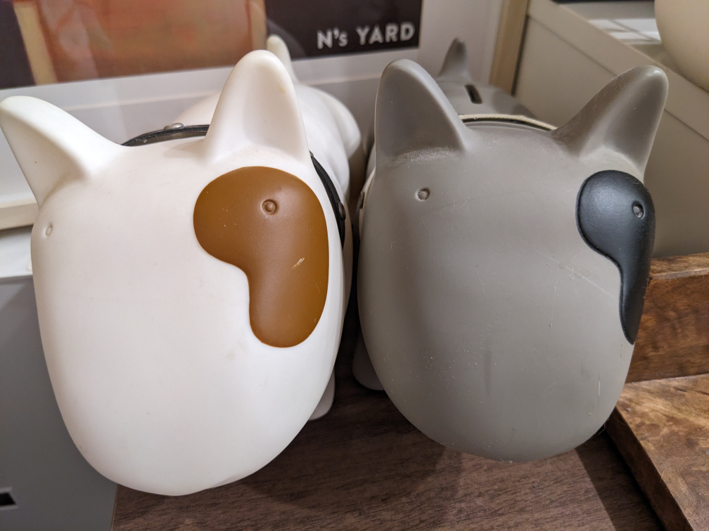 Living room decor-French bulldog piggy ft banks set of 2 🥕 image indicator(6)