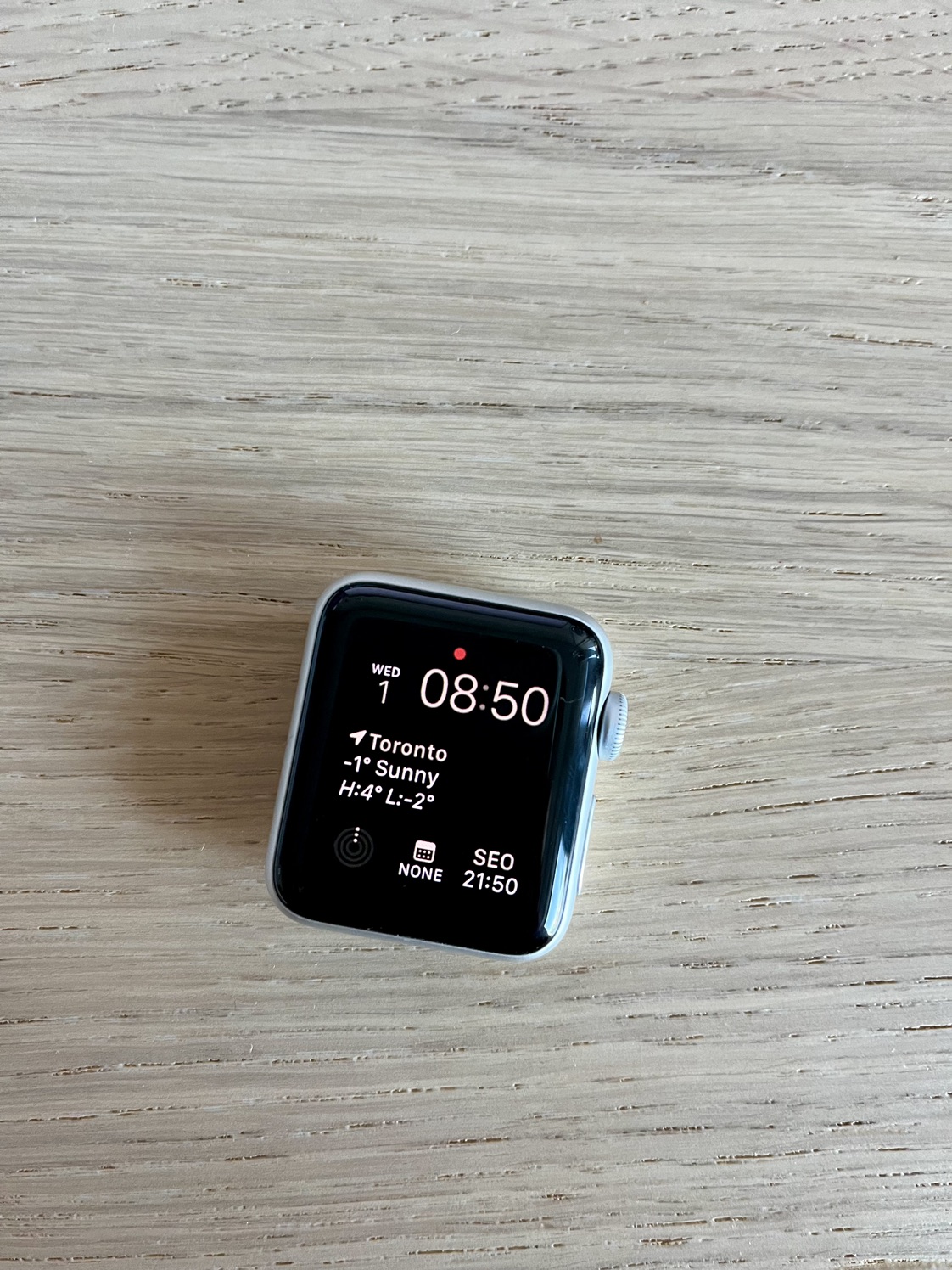 Apple watch 3 - 38mm gps silver