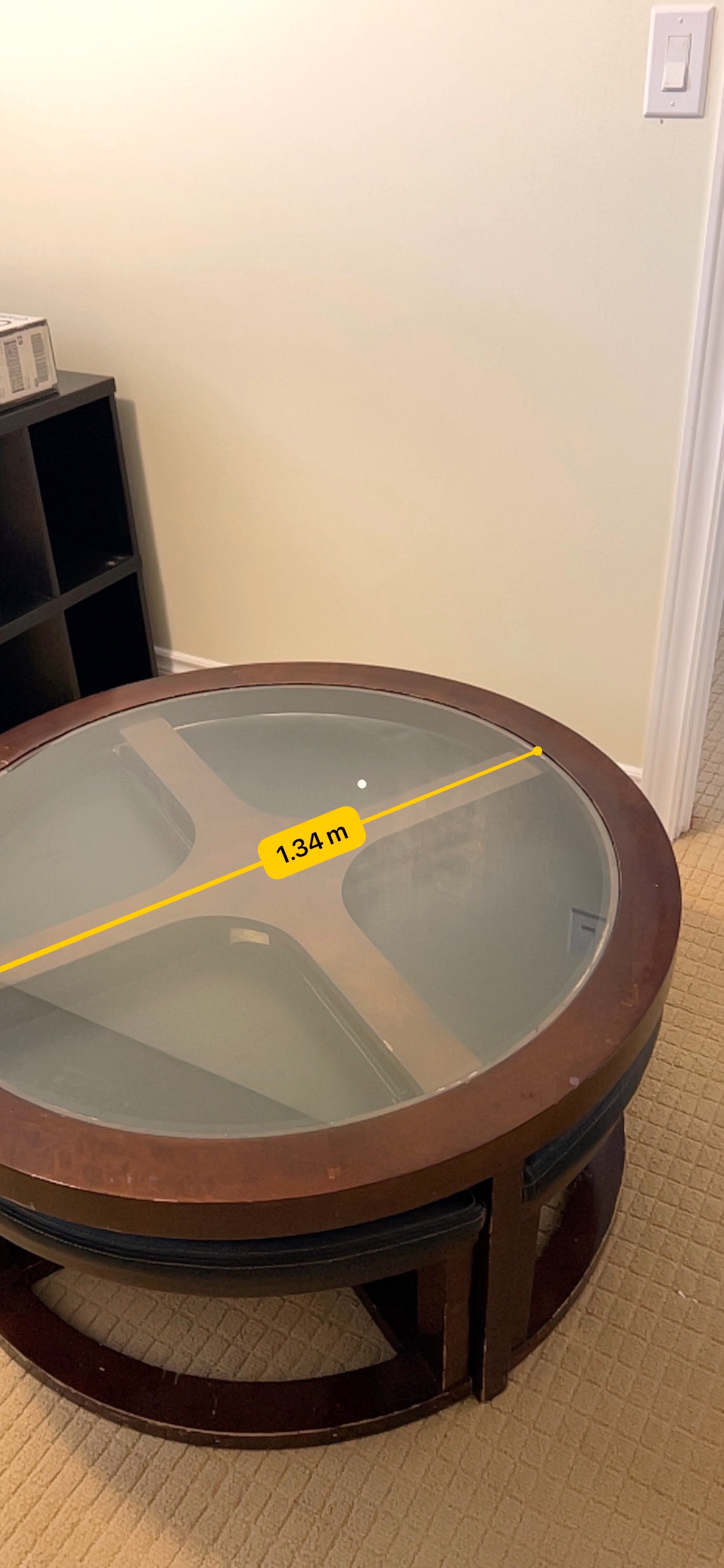 Round Coffee Table with 4 chairs - photo 2