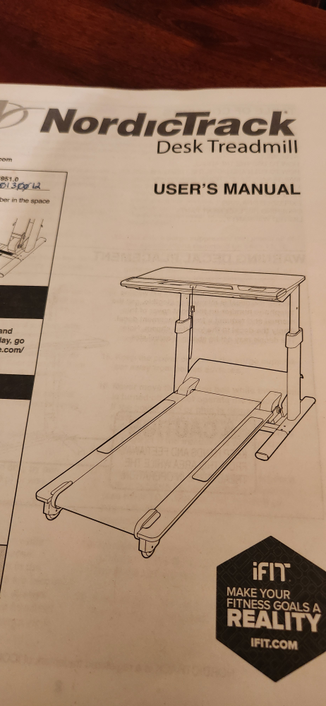 working Treadmill with standing desk image indicator(3)