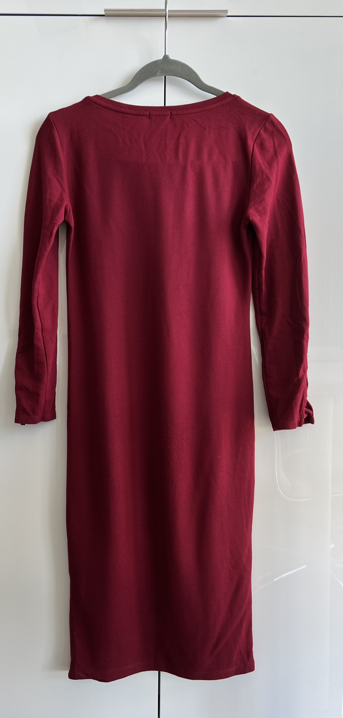 Bershka Red Midi Dress image indicator(2)