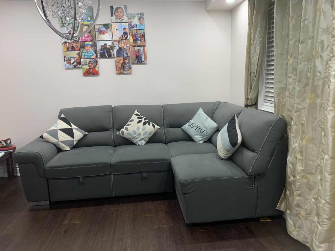 Sectional sofa with pop up bed - photo 3
