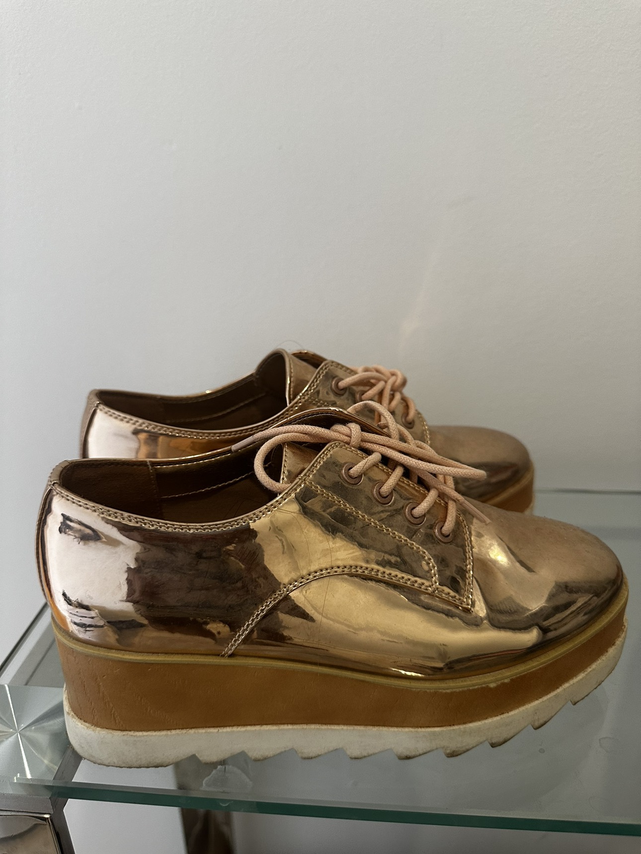 Rose gold Heeled shoes