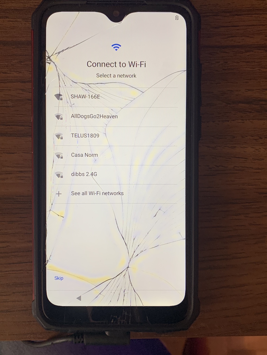 Moto E 2020 Phone with case