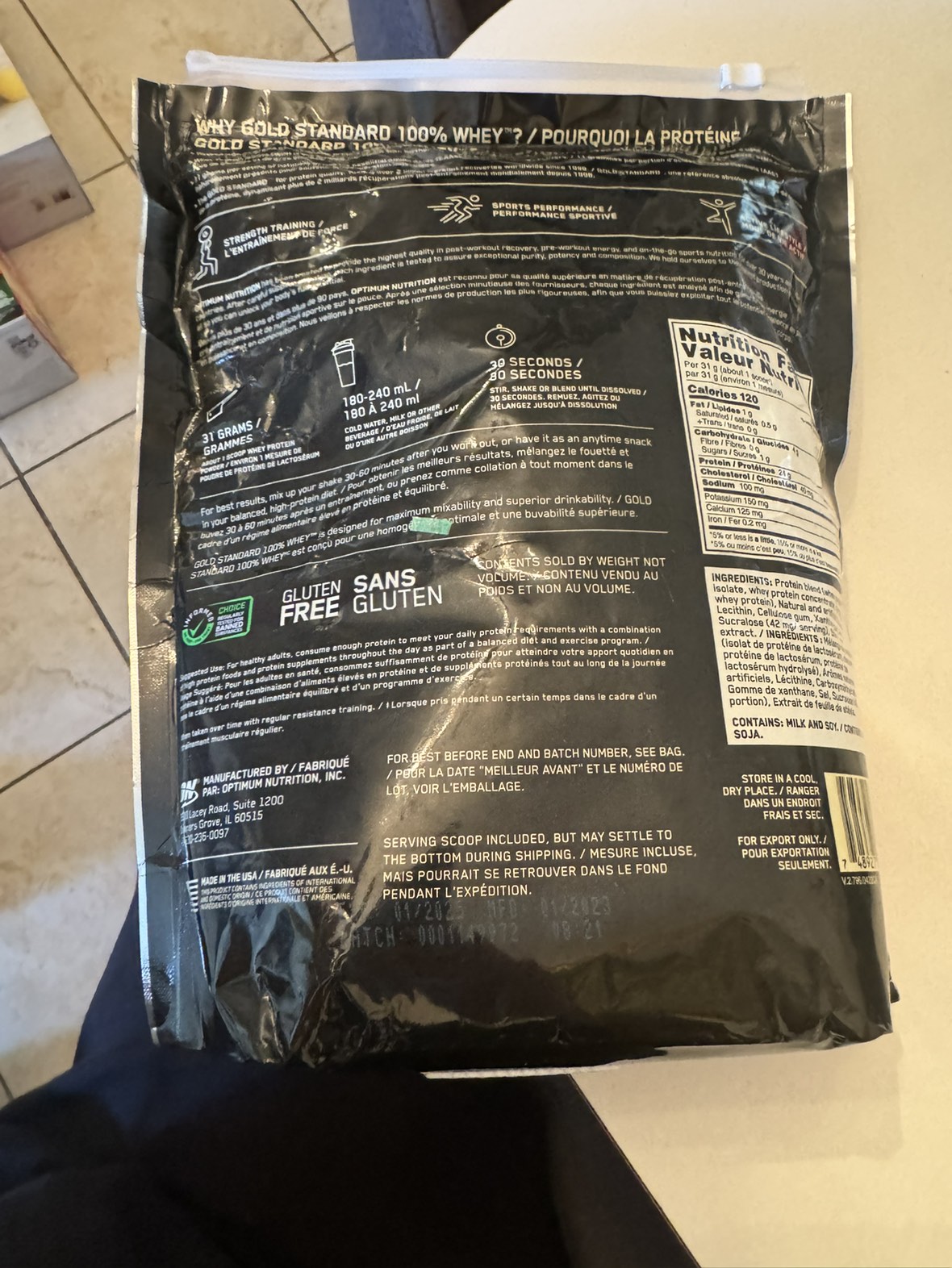 BN 100% Whey Gold Standard-Vanilla Ice Cream 682g image indicator(2)