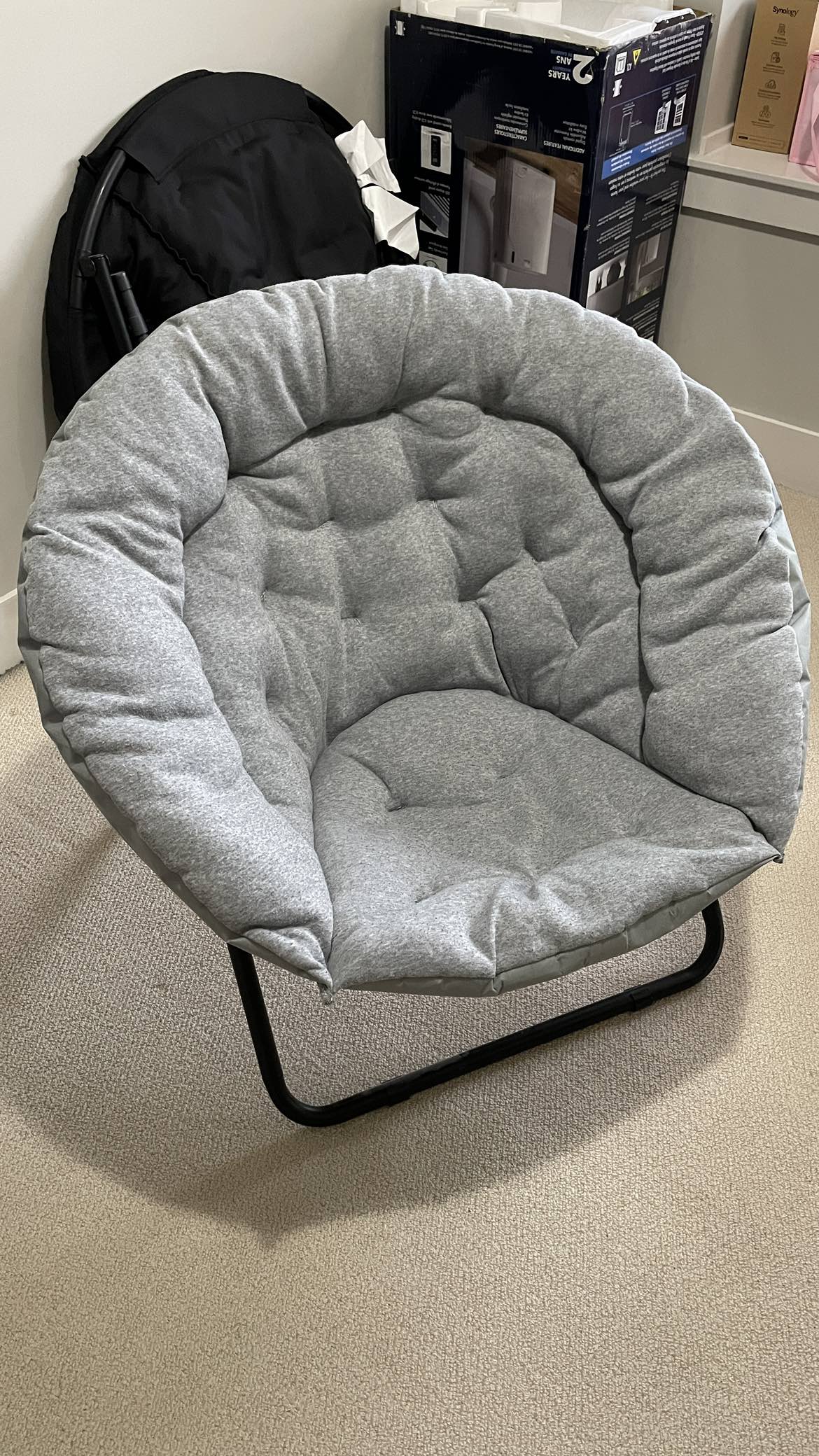 Foldable Cozy Chair (Grey) - photo 2