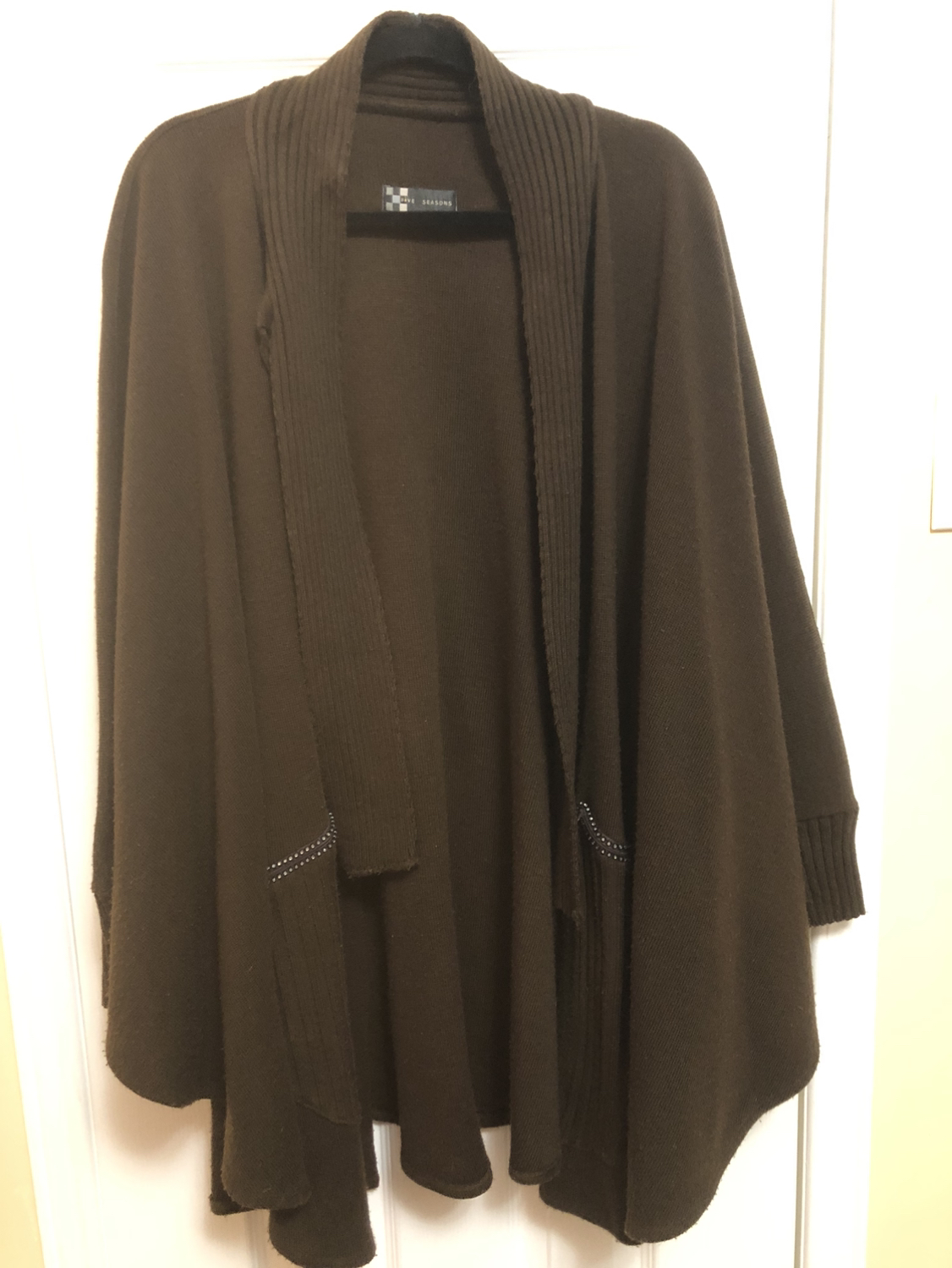 Beautiful  brown Poncho image indicator(2)