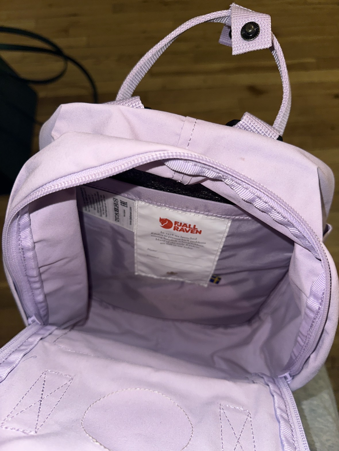Fjallraven Kanken Mini Backpack Lavender - photo 2