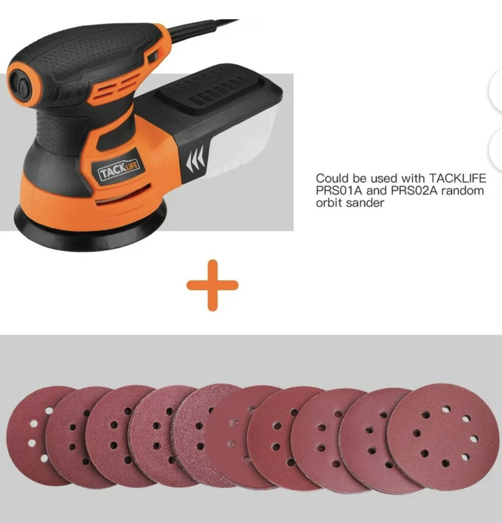 100pcs Hook and Loop Sandpaper for Random Orbital Sander - photo 5