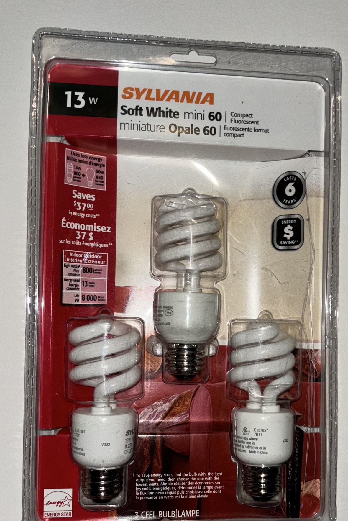 Soft white fluorescent light bulbs thumbnail
