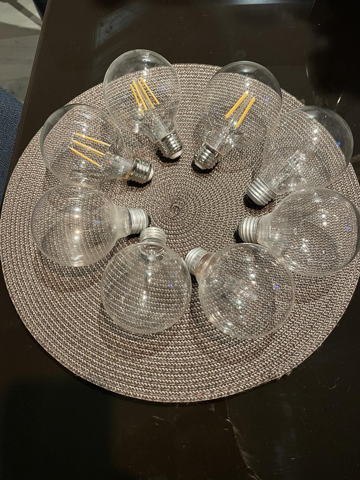 #freecycle Vanity Lightbulbs Globe 60w LED