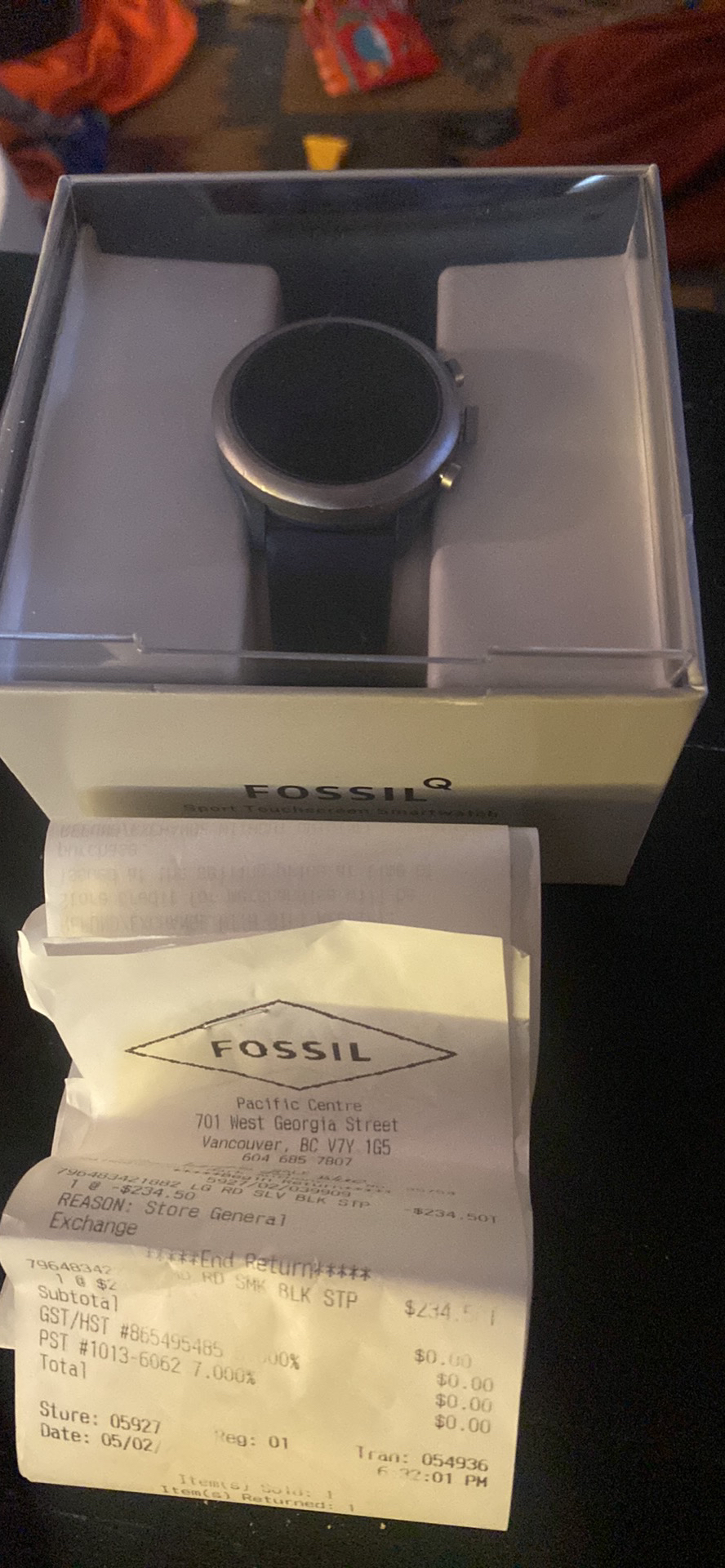Fossil Sport 0864 Watch powered by Google. - photo 2