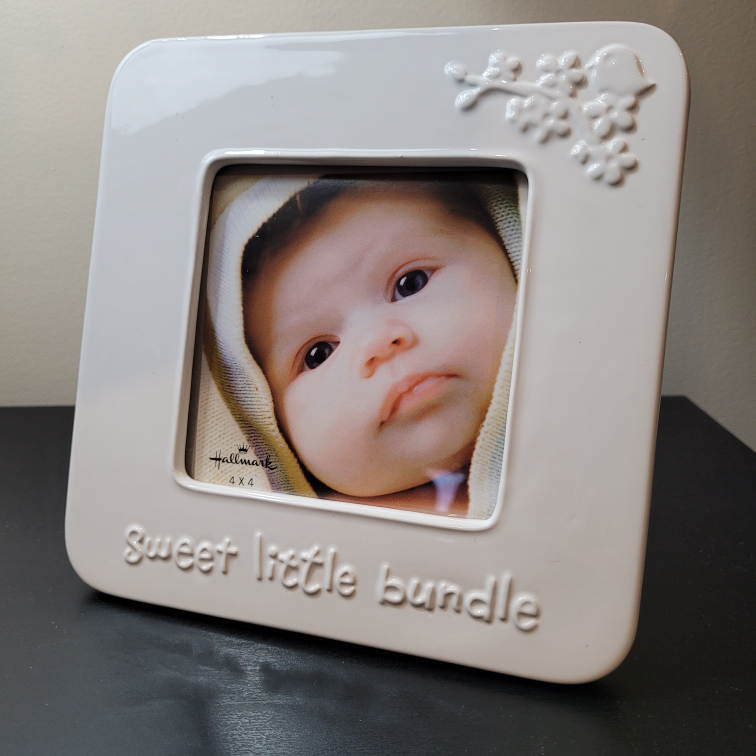 Ceramic picture frame
