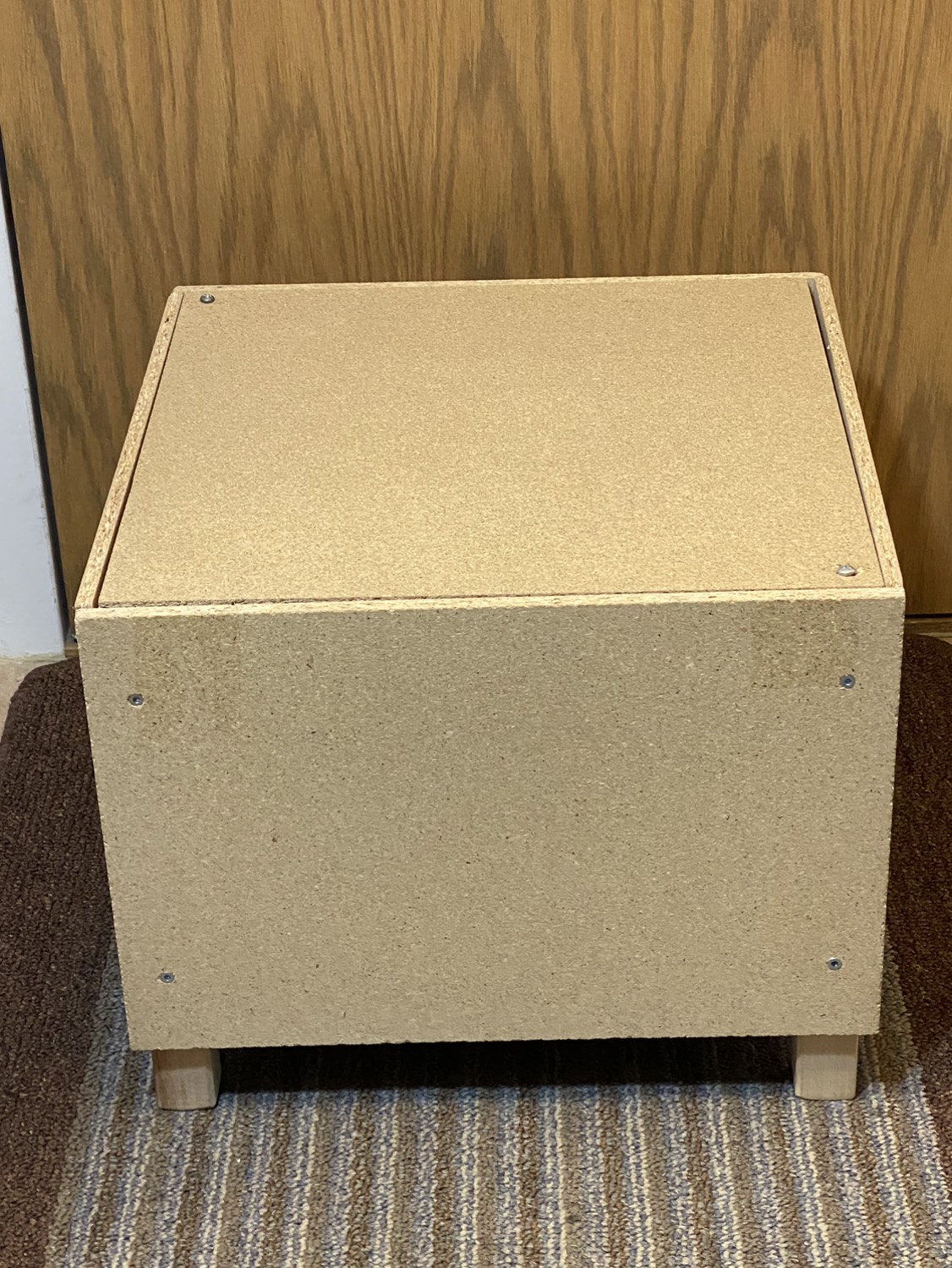 #Freecycle IKEA Square footstool with Brown Cover image indicator(2)