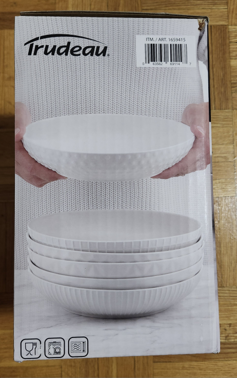 Trudeau Porcelain Dinner Bowls 🥕 image indicator(3)