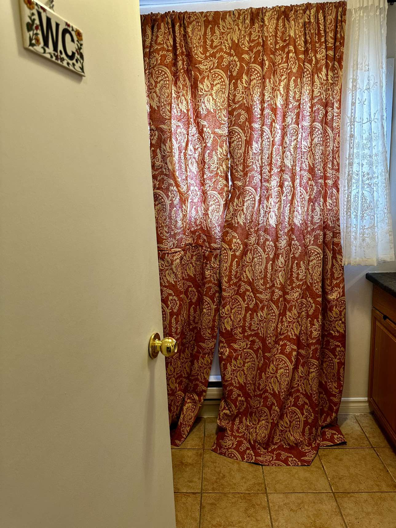 Pottery Barn Alessandra Floral Set of 2 50”x 96” Drape Curtains thumbnail