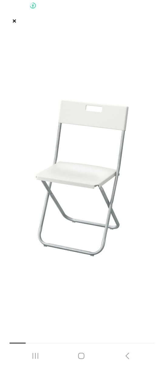3 ikea folding chairs