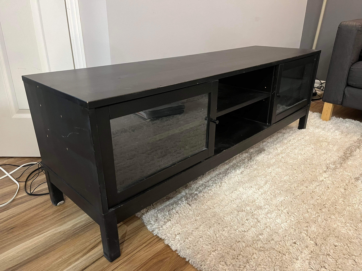 Black TV stand - photo 3