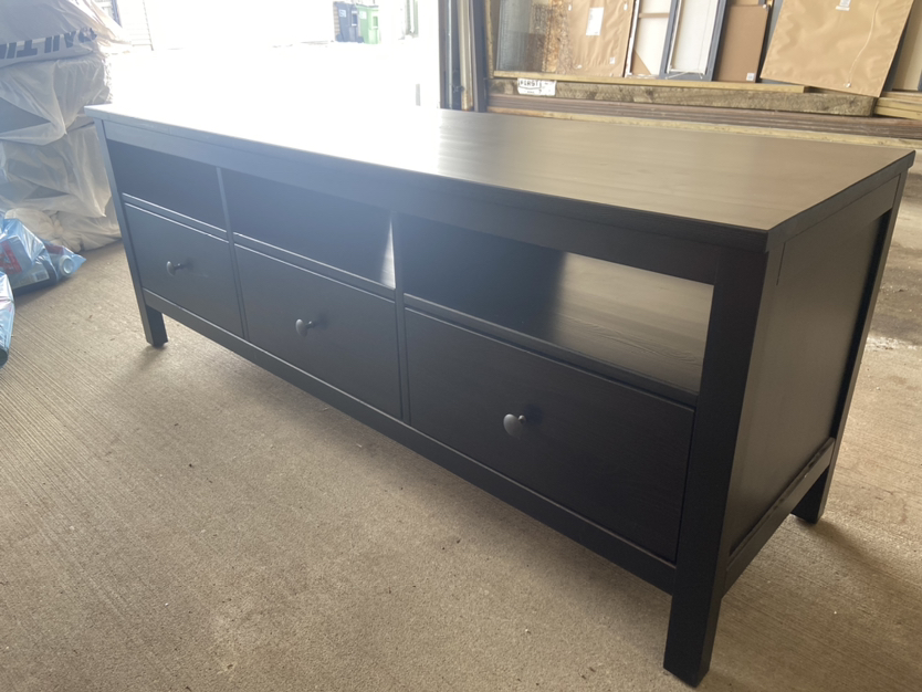 IKEA black tv stand