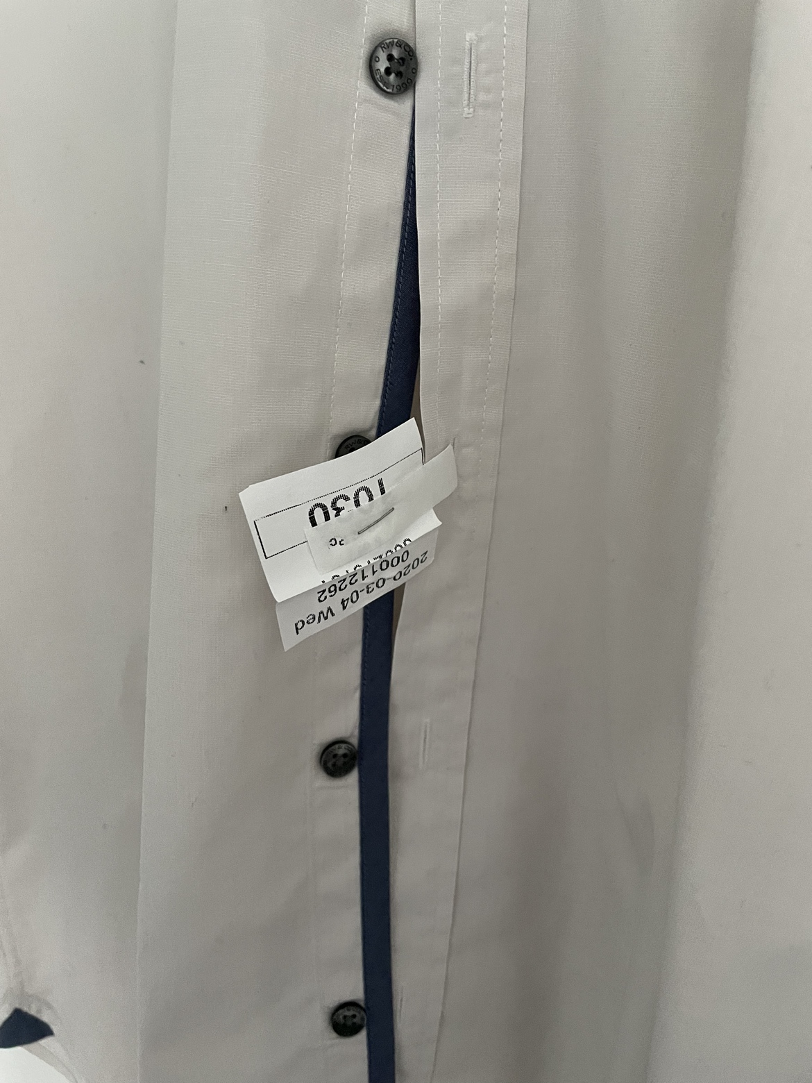 RW&Co. Men’s coloured shirt shirt sleeve -XL image indicator(3)