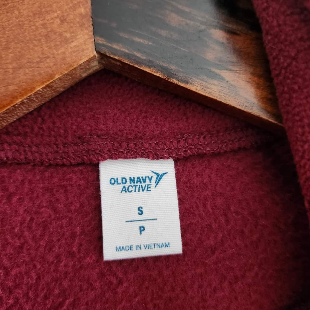 #M #medium BNWOT Old Navy Half-zip Fleece Pullover.  S/M 🥕 image indicator(4)