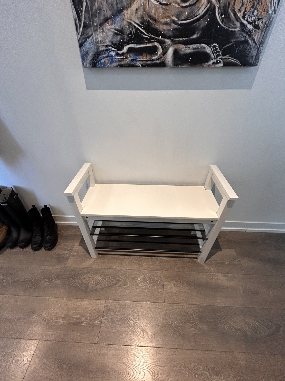 IKEA HEMNES Bench with Shoe Storage image indicator(10)