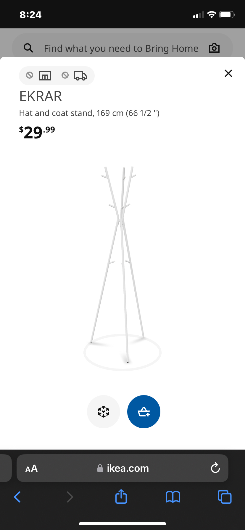 IKEA Coat and Hat Stand