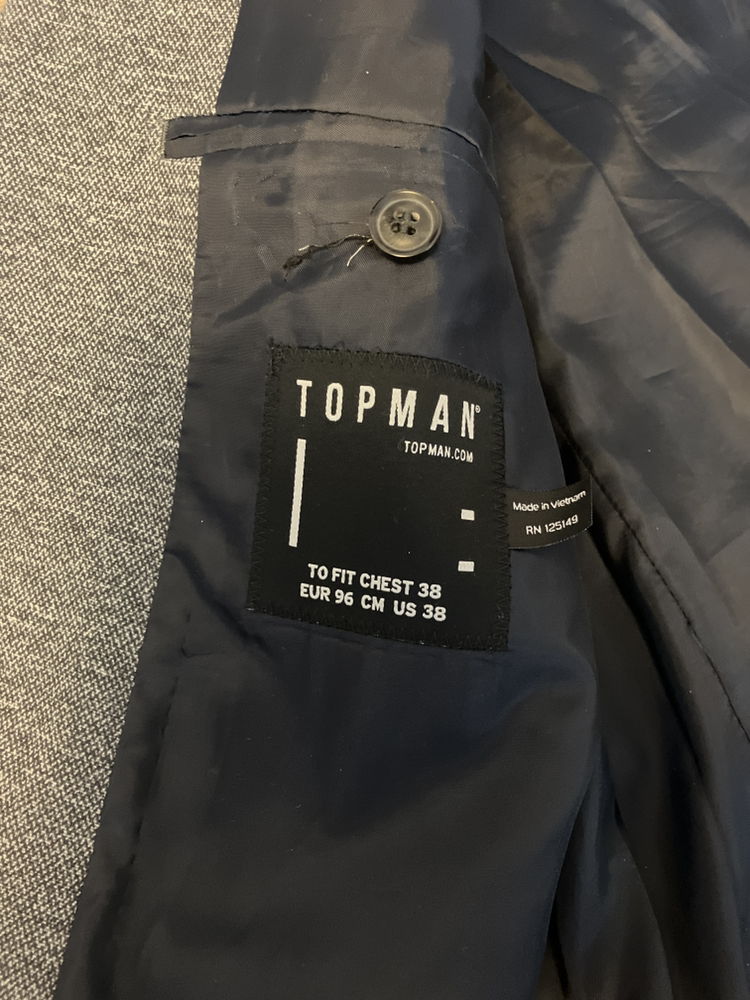Topman grey blazer image indicator(2)