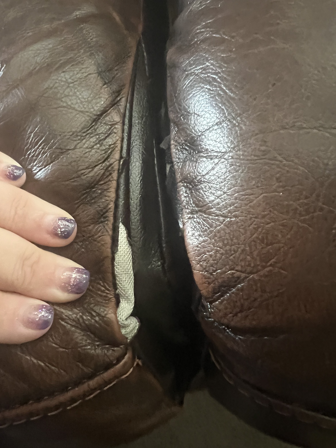 Leather couch 🥕 - photo 5