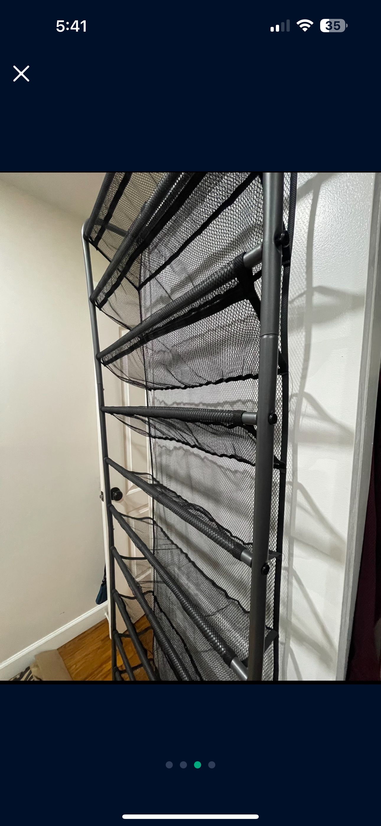 Over door shoes organizer/rack 🥕 - photo 3
