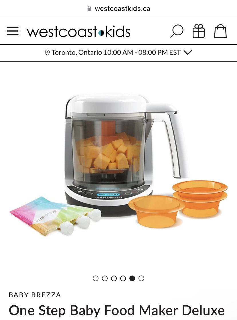 BINB Baby Brezza One step Food Maker Deluxe