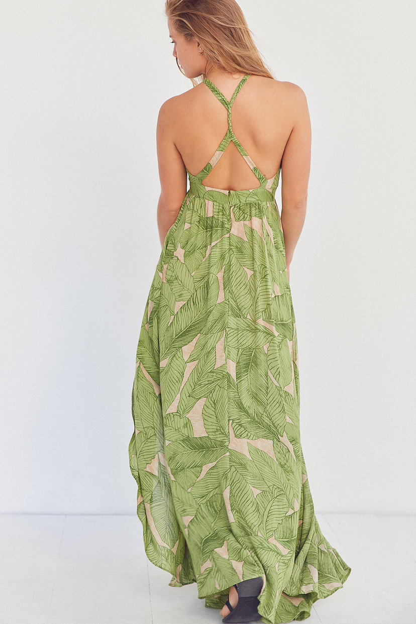 Urban Outfitters Kimchi Blue Deveraux Cutout Twist Maxi Dress image indicator(3)