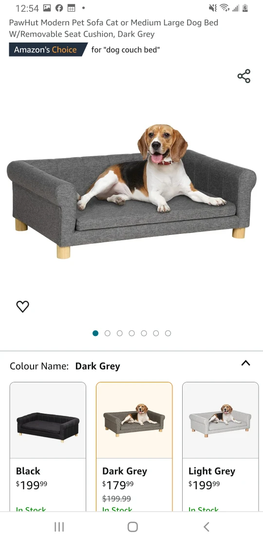 Dog Bed - Coach style