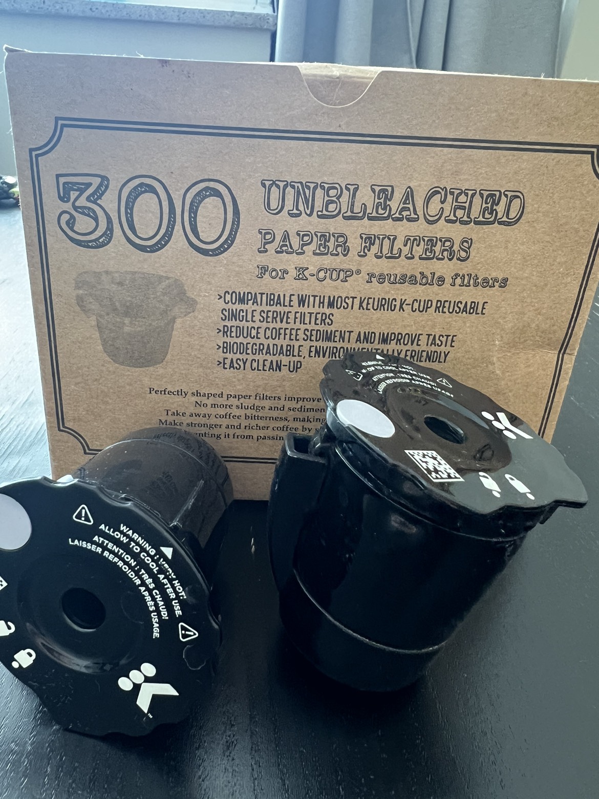 Keurig reusable cup and filters