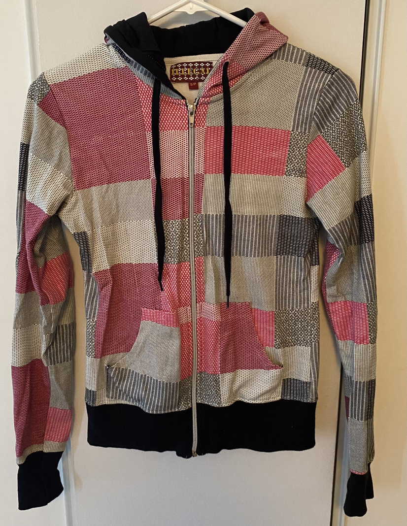 Ladies multi-colour hoodie