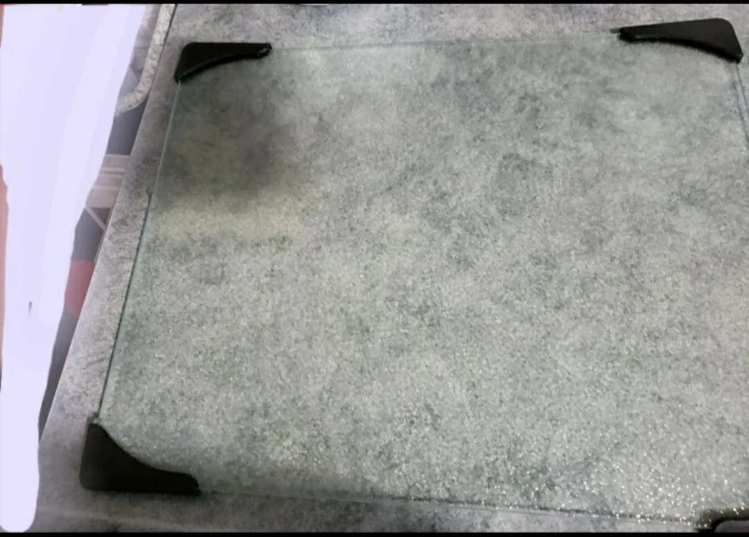 Farberware® Nonslip Glass Cutting Board 12"x15  Black corner image indicator(3)