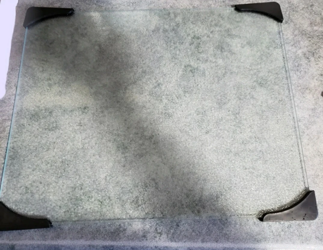 Farberware® Nonslip Glass Cutting Board 12"x15  Black corner image indicator(4)