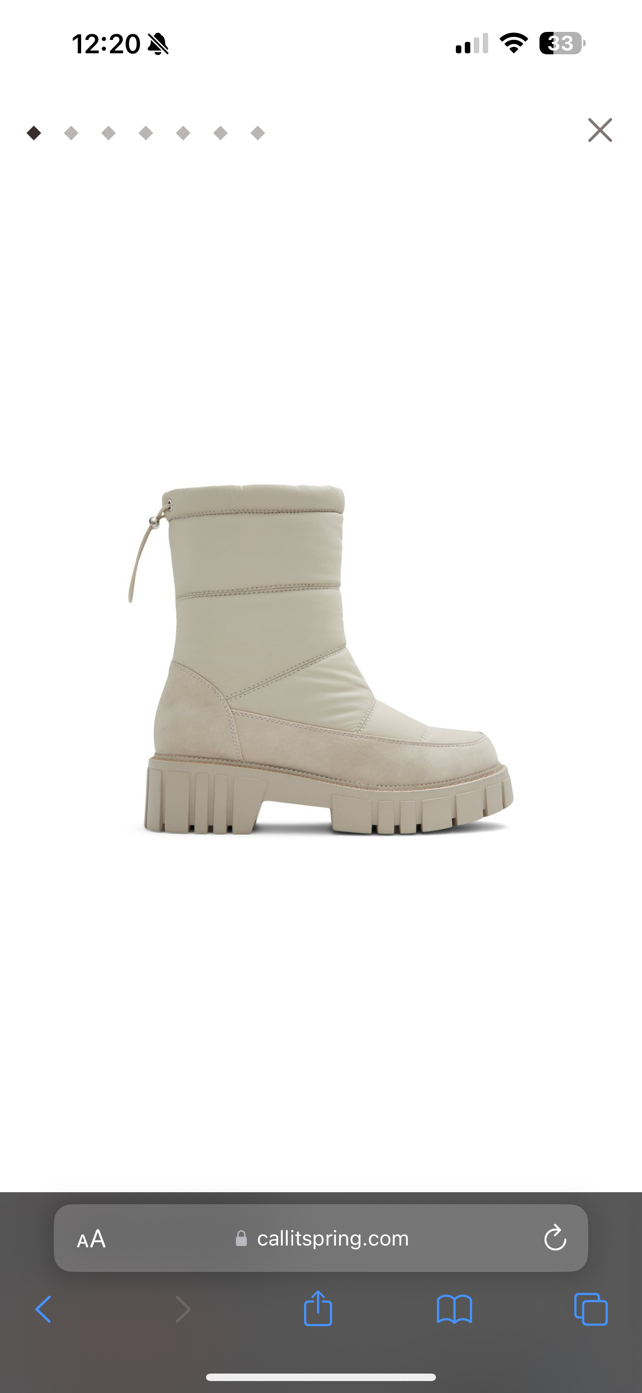 Puffer winter boots