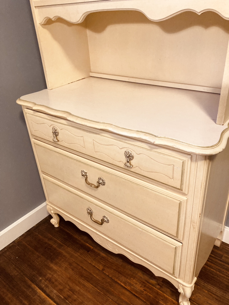 Vintage off-white dresser set - photo 3