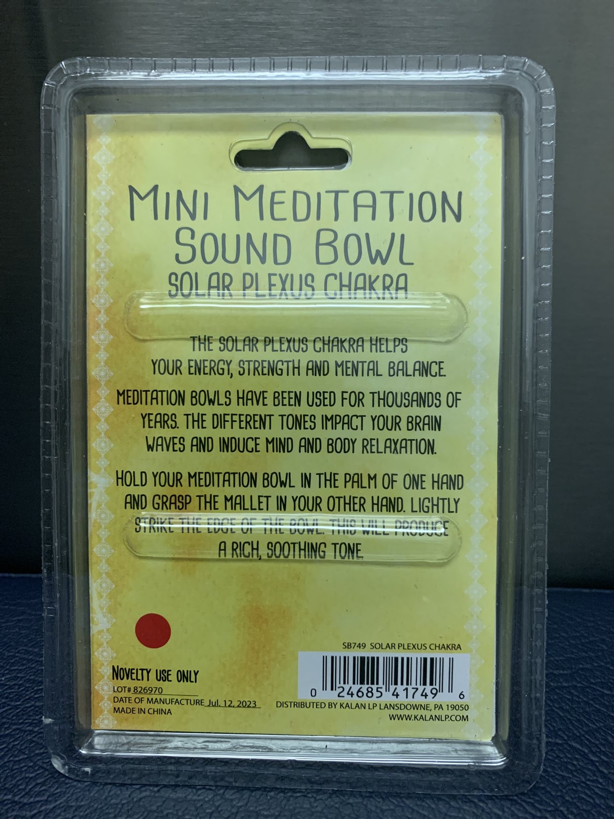 Novelty Mini Meditation Sound Bowl - photo 2