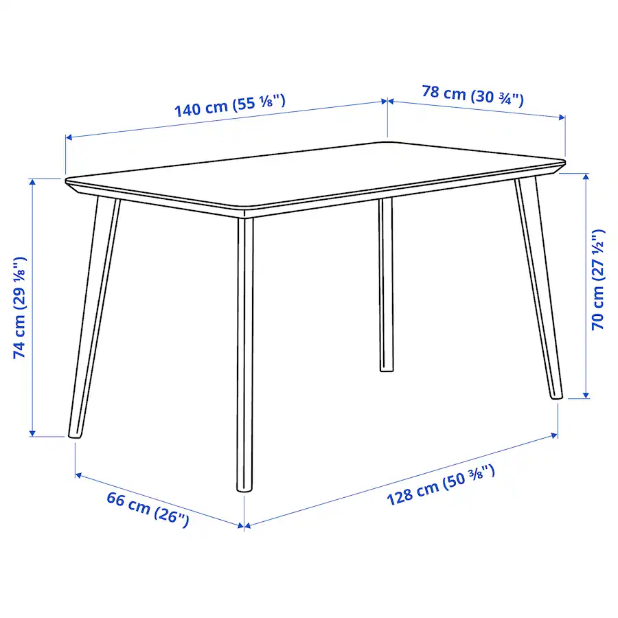 LISABO Table - IKEA - practically brand new - photo 5