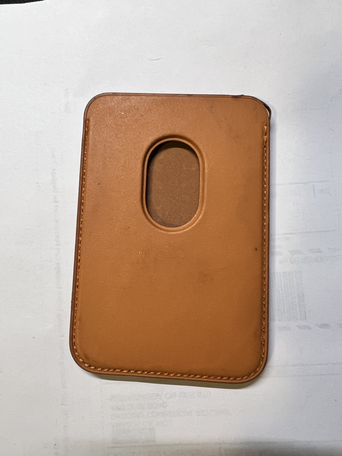 Apple Leather Wallet with MagSafe and Findmy - photo 2