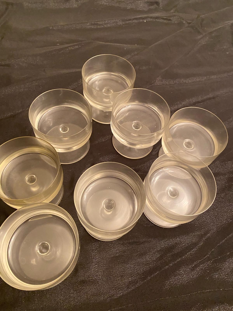 Desert Fancy Glass Bowls - 7 pieces. image indicator(3)