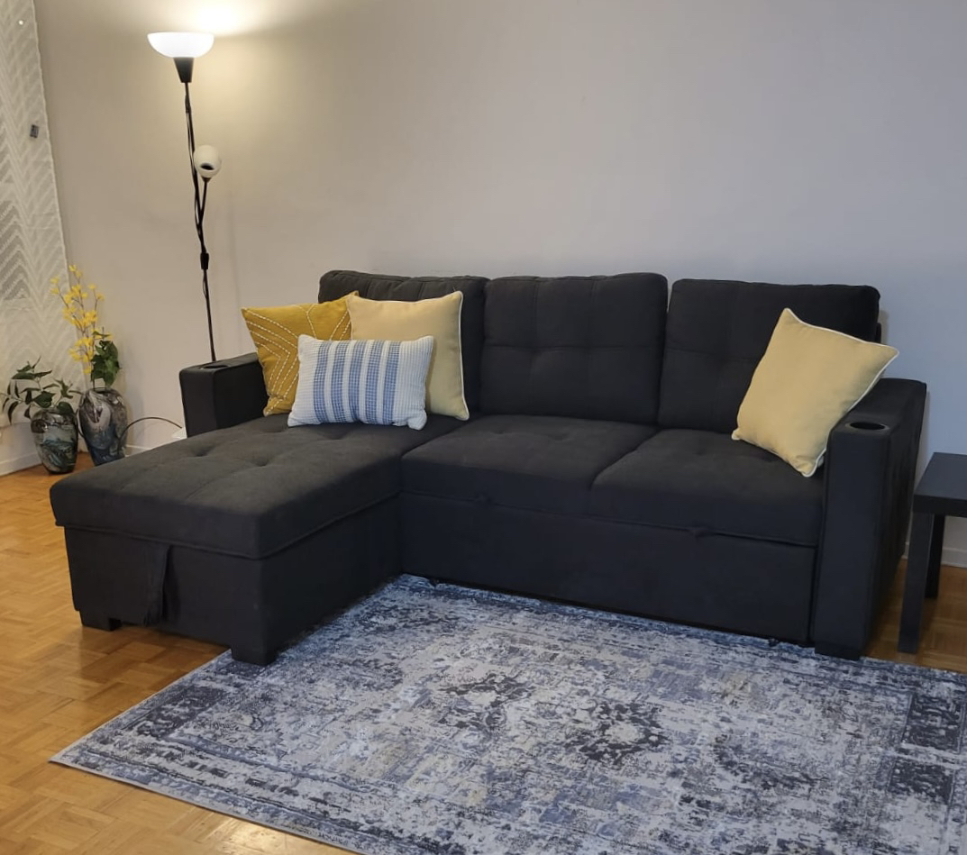 Sectional Sofa Bed with storage