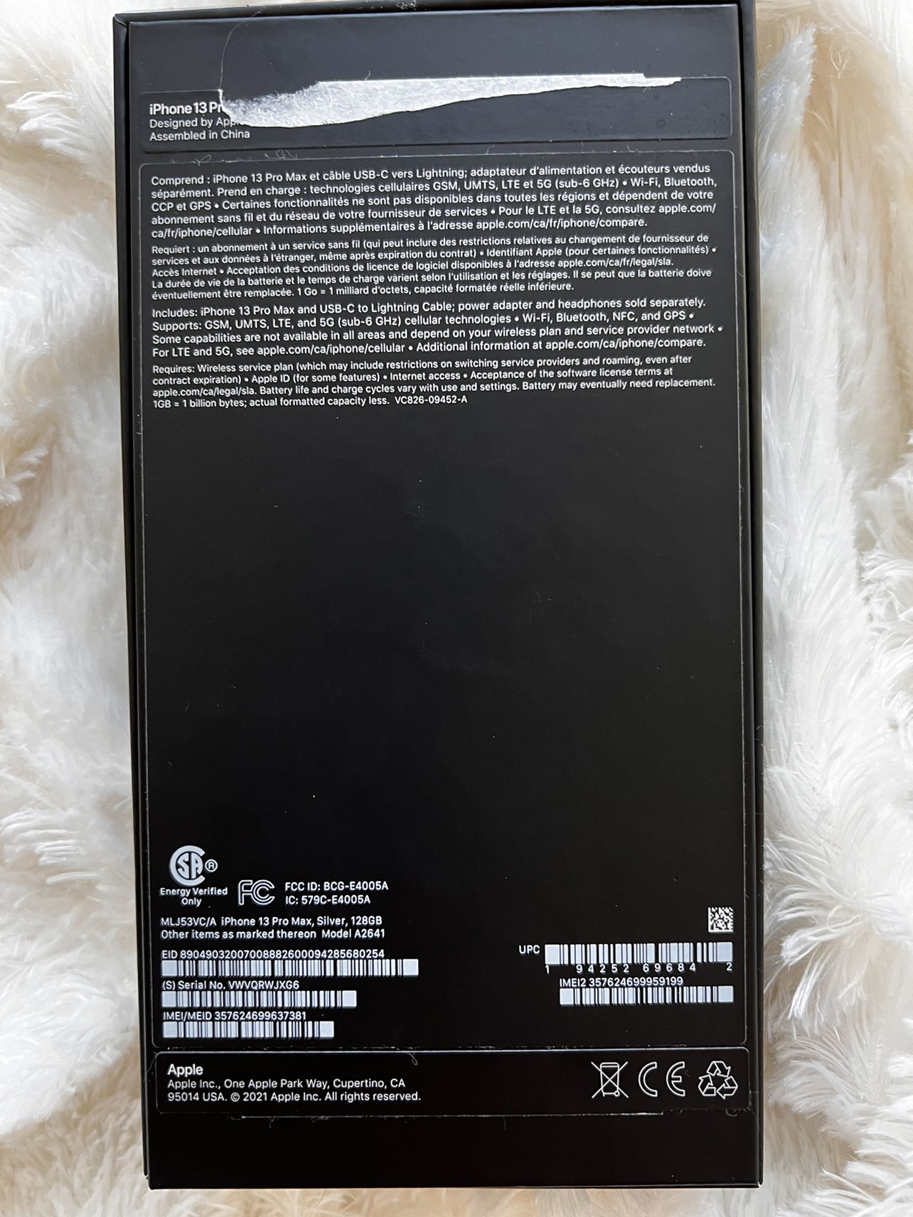 iPhone 13 Pro Max silver 128GB - photo 3