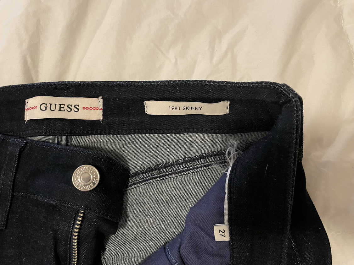 Guess 1981 Skinny Jeans, Dark Blue - photo 2