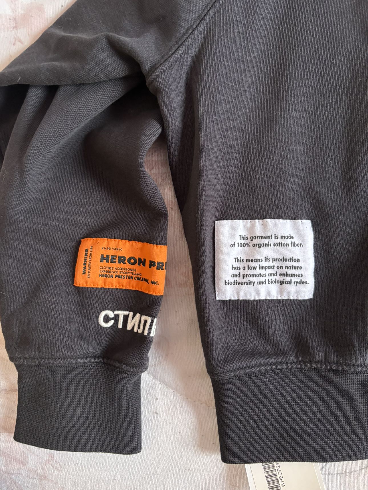 Heron Preston size XS baggy fitted sweatshirt - photo 3