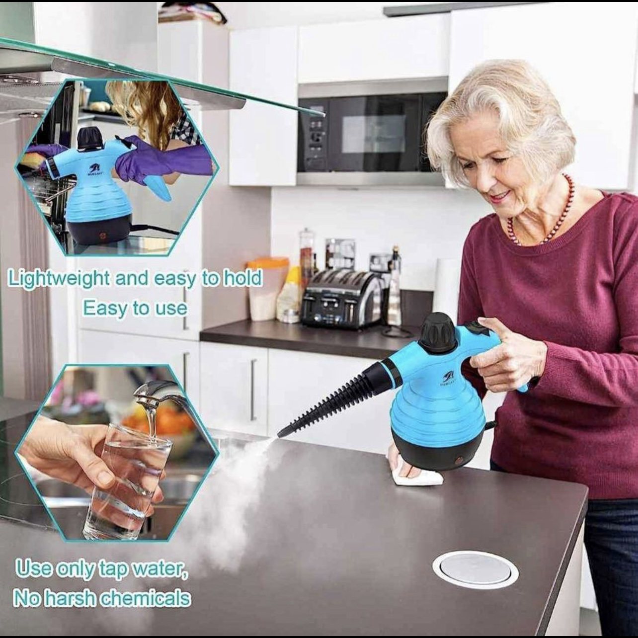 Handheld Steamer With Attachment,🌟barand new in box🌟 - photo 2