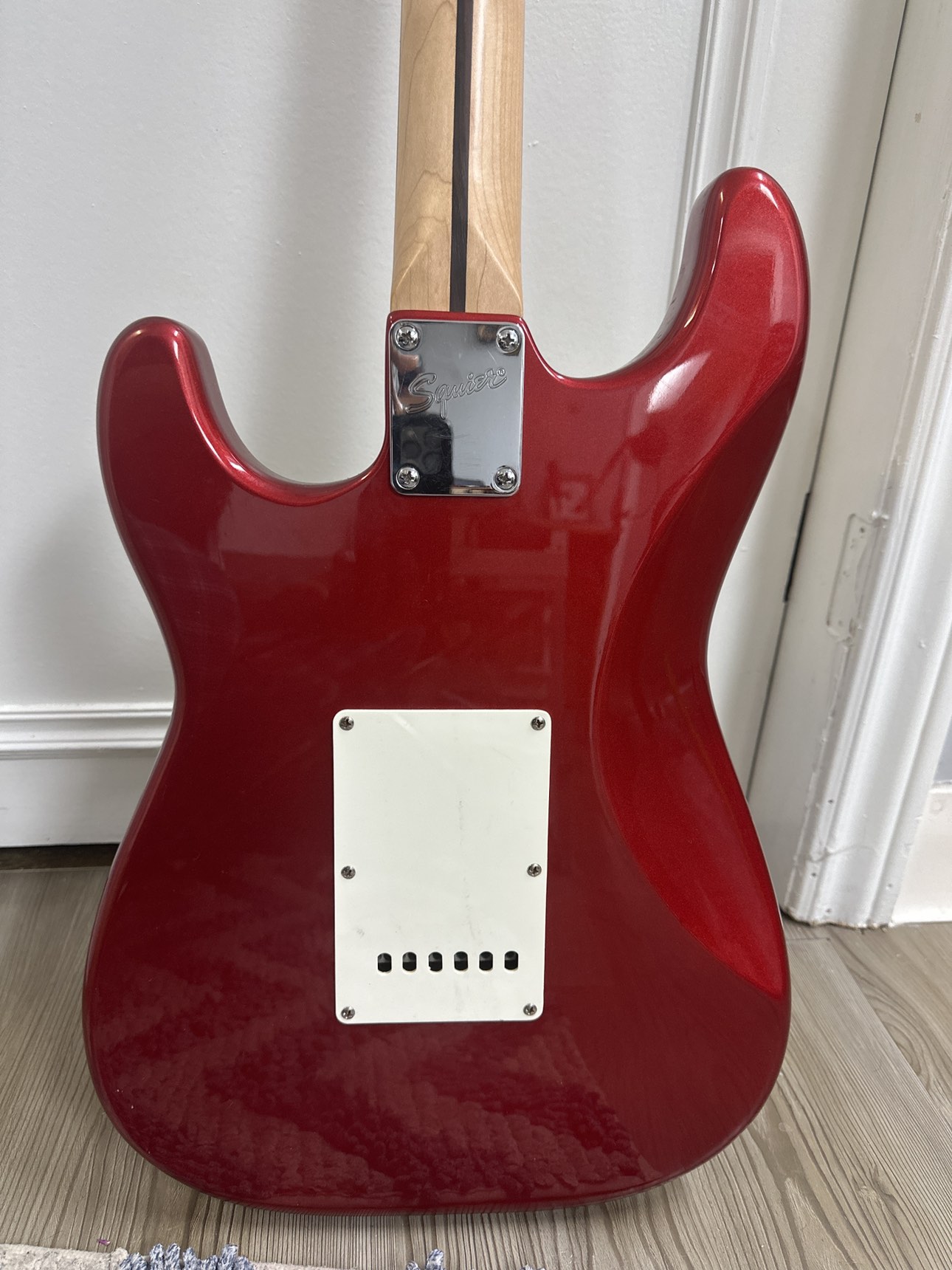Squier stratocaster made by fender electric guitar on sale - photo 4
