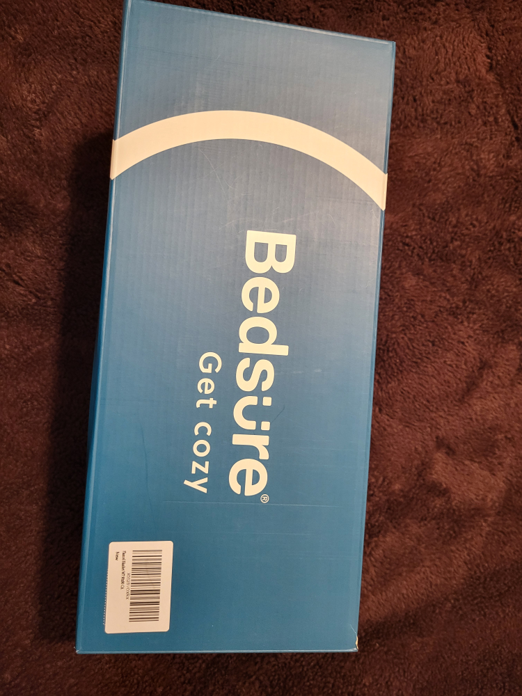 Bedsure Flannel White Blanket size 90x90 (New) thumbnail